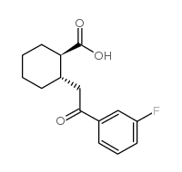 TRANS-2-[2-(3-FLUOROPHENYL)-2-OXOETHYL]CYCLOHEXANE-1-CARBOXYLIC ACID