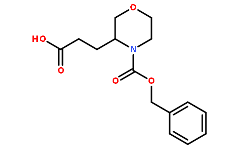 3-(2-羧基乙基)-吗啉-4-羧酸苄酯