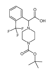 2-(4-Boc-哌嗪基)-2-[2-(三氟甲基)苯基]乙酸