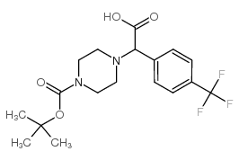 2-(4-Boc-哌嗪基)-2-[4-(三氟甲基)苯基]乙酸