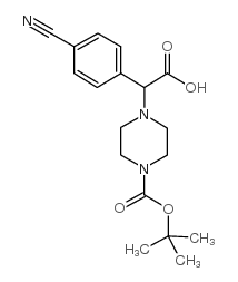 2-(4-Boc-哌嗪)-2-(4-氰基苯基)乙酸