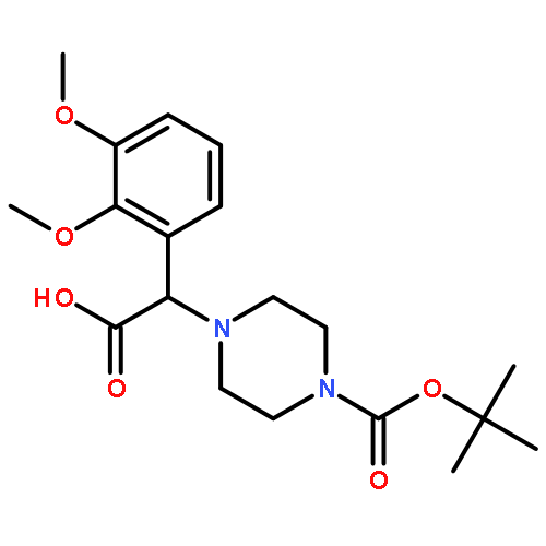 2-(4-Boc-哌嗪)-2-(2,3-二甲氧基苯基)乙酸