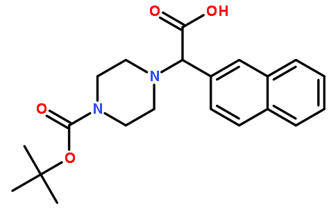 2-(4-Boc-哌嗪)-2-(2-萘)乙酸
