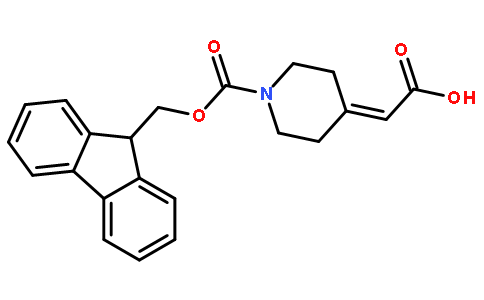 1-Fmoc-4-羧基亚甲基哌啶