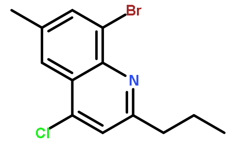 8-Bromo-4-chloro-6-methyl-2-propylquinoline