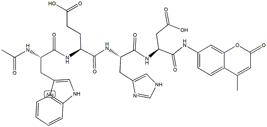 乙酰基色氨酰谷氨酰组氨酰天冬氨酸-7-氨基-4-甲基香豆素
