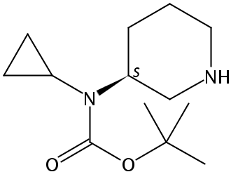 (S)-tert-Butyl cyclopropyl(piperidin-3-yl)carbamate