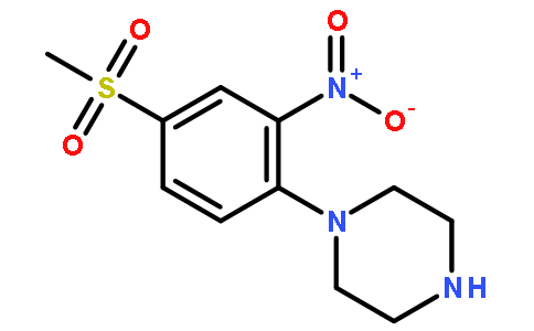 1-[4-(甲基磺酰基)-2-硝基苯基]哌嗪