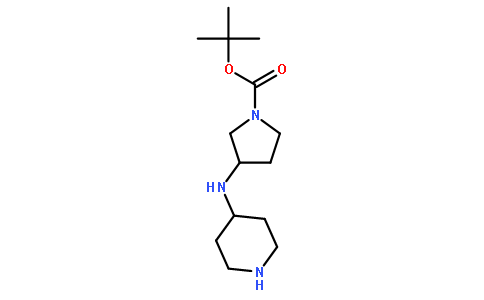 1-吡咯烷羧酸,3-(4-哌啶基氨基)-, 1,1-二甲基乙基酯