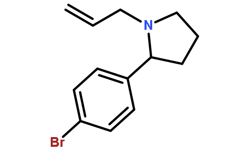1-烯丙基-2-(4-溴苯基)吡咯烷