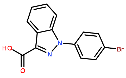 1-(4-溴苯基)-1H-吲唑-3-羧酸