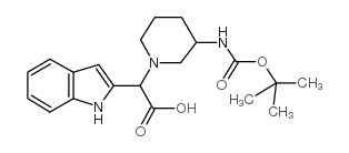 (3-Boc-氨基-1-哌啶)-(1H-吲哚-2-基)-乙酸