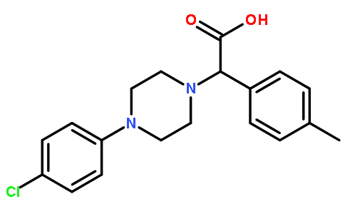 [4-(4-氯苯基)哌嗪-1-基]-对甲苯-乙酸