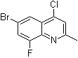 6-溴-4-氯-8-氟-2-甲基喹啉