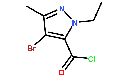 4-溴-1-乙基-3-甲基-1H-吡唑-5-羰酰氯