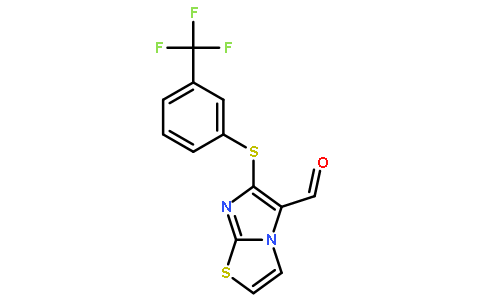 6-{[3-(三氟甲基)苯基]磺酰基}咪唑并-[2,1-b][1,3]噻唑-5-甲醛