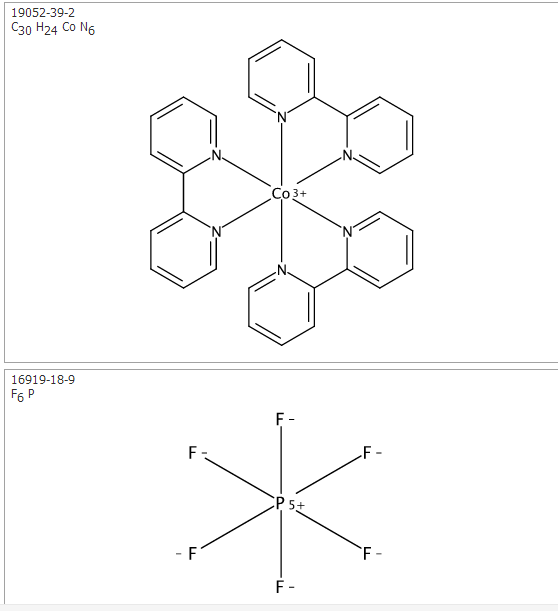 三(2，2'-二吡啶)钴(III)三(六氟磷酸盐)