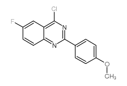 4-氯-6-氟-2-(4-甲氧基苯基)-喹唑啉