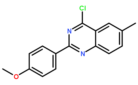 4-氯-2-(4-甲氧基苯基)-6-甲基喹唑啉