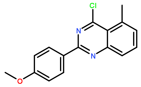 4-氯-2-(4-甲氧基苯基)-5-甲基喹唑啉