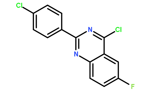 4-氯-2-(4-氯苯基)-6-氟喹唑啉