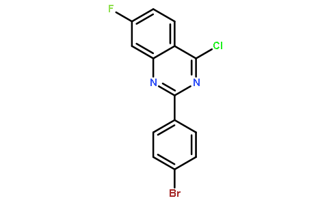 2-(4-溴苯基)-4-氯-7-氟喹唑啉