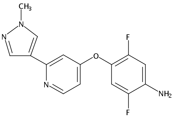 2,5-二氟-4-[[2-(1-甲基-1H-吡唑-4-基)-4-吡啶]氧基]-苯胺