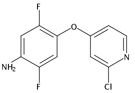 4-[(2-氯-4-吡啶)氧基]-2,5-二氟-苯胺