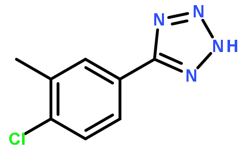5-(4-氯-3-甲基苯基)-2H-四唑