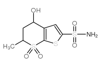 5,6-二氢-4-羟基-6-甲基-4H-噻吩并[2,3-b]噻喃-2-磺酰胺 7,7-二氧化物