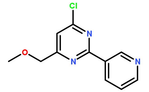 2-(3-吡啶基)-4-氯-6-甲氧甲基嘧啶