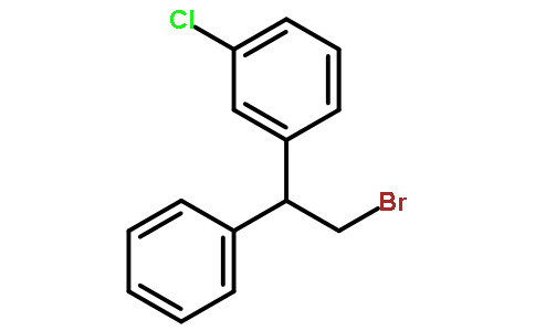 1-(2-溴-1-苯基乙基)-3-氯苯