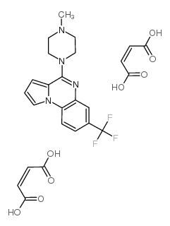 4-(4-methylpiperazin-1-yl)-7-(trifluoromethyl)pyrrolo[1,2-a]quinoxaline dimaleate