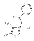 4,5-二甲基-3-(2-氧代-2-苯基乙基)噻唑鎓氯化物