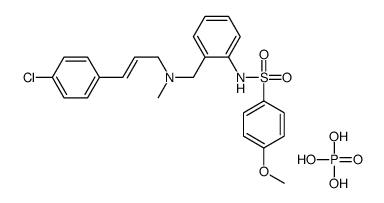 N-[2-[[[(E)-3-(4-chlorophenyl)prop-2-enyl]-methylamino]methyl]phenyl]-4-methoxybenzenesulfonamide