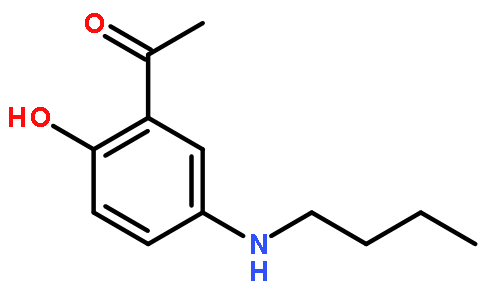 2-乙酰基-4-丁氨基苯酚