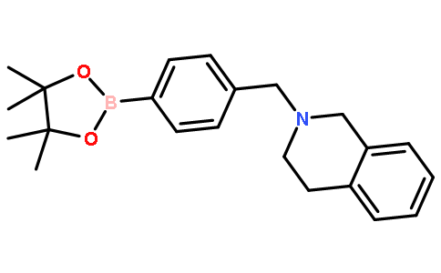 4-(1,2,3,4-四氢-2-异喹啉基甲基)苯硼酸频哪酯