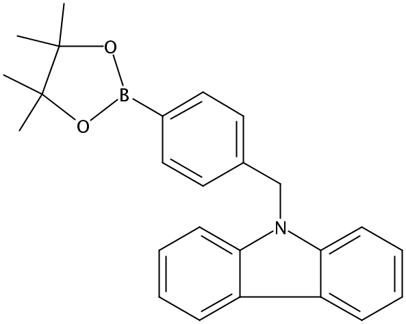 9-(4-(4,4,5,5-四甲基-1,3,2-二氧硼杂环戊烷-2-基)苄基)-9h-咔唑