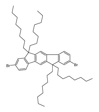 2,8-dibromo-6,6,12,12-tetraoctyl-6,12-dihydroindeno[1,2-b]fluorene