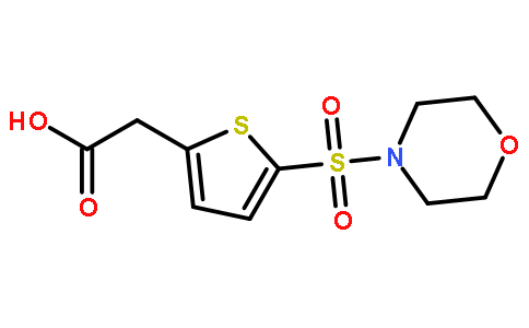 2-(5-(嗎啉磺?；?噻吩-2-基)乙酸