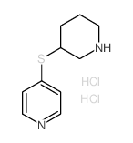 4-(Piperidin-3-ylthio)pyridine dihydrochloride