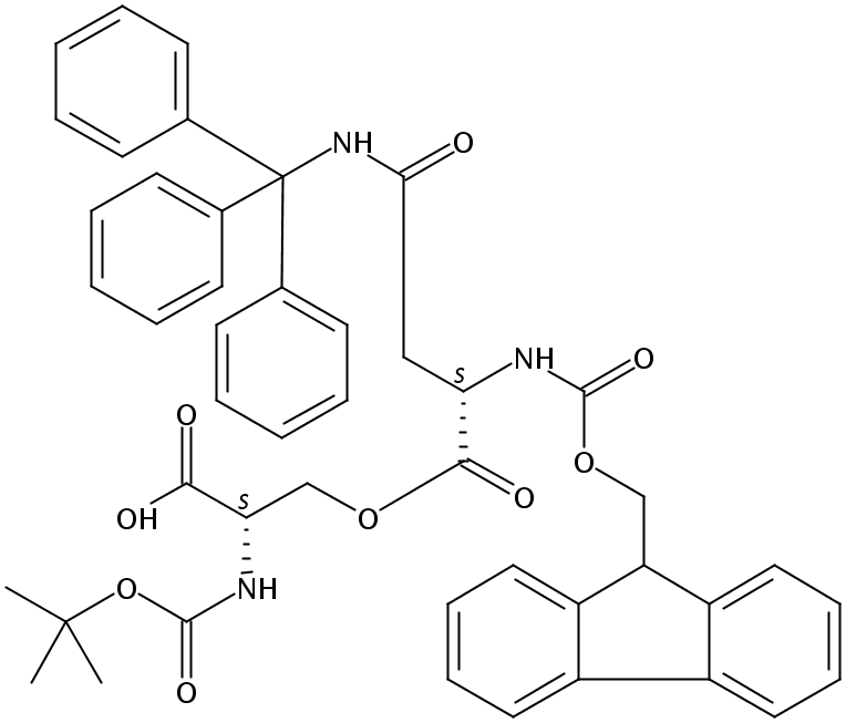 Boc-Ser(Fmoc-Asn(Trt))-OH