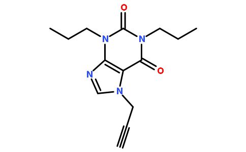 3,7-二氢-1,3-二丙基-7-(2-丙炔-1-基)-1H-嘌呤-2,6-二酮