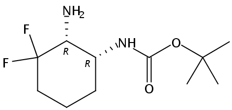 1N-Boc-(1R,2R)-2-氨基-3,3-二氟环己烷