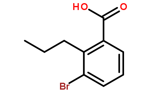 3-溴-2-丙基-苯甲酸