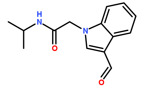 2-(3-甲酰基-吲哚-1-基)-N-异丙基-乙酰胺