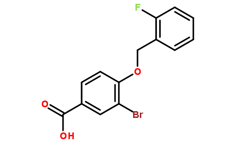 3-溴-4-(2-氟苄氧基)苯甲酸