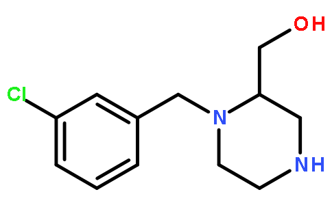 (2R)-1-[(3-氯苯基)甲基]-2-哌嗪甲醇