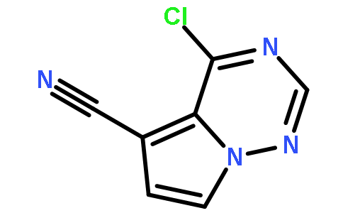 4-Chloropyrrolo[2,1-f][1,2,4]triazine-5-carbonitrile