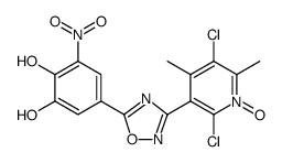 1,2-Benzenediol, 5-[3-(2,5-dichloro-4,6-dimethyl-1-oxido-3-pyridinyl)-1,2,4-oxadiazol-5-yl]-3-nitro